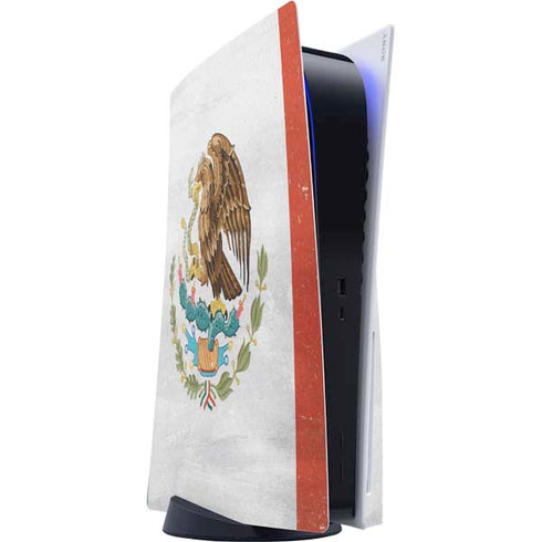 Mexico Flag Distressed PlayStation PS5 Skins