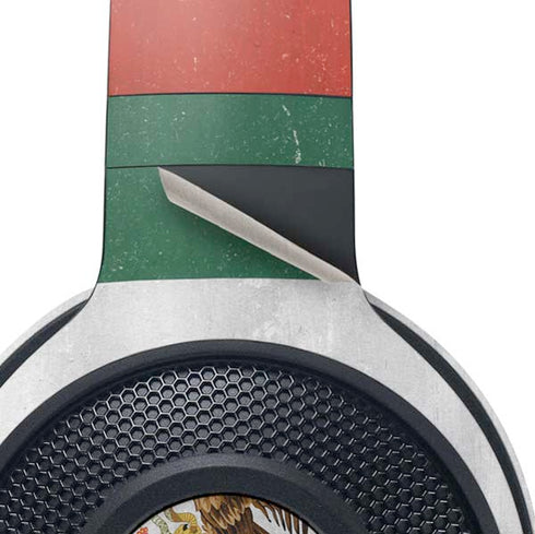 Mexico Flag Distressed Razer Kraken X Skin