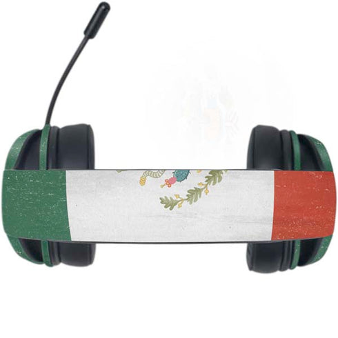 Mexico Flag Distressed Razer Kraken X Skin