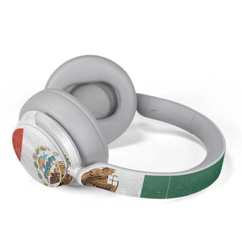 Mexico Flag Distressed Surface Headphones Skin