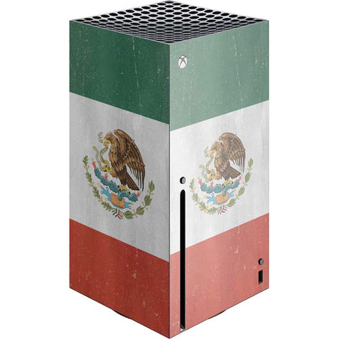 Mexico Flag Distressed Xbox Series X Skins