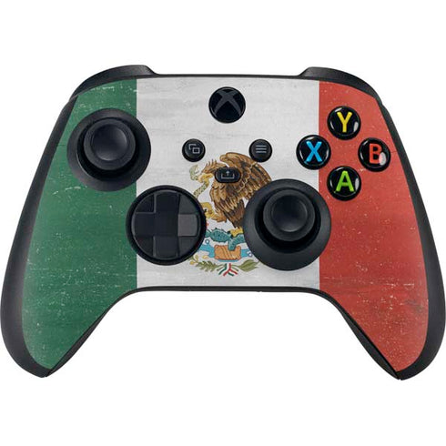 Mexico Flag Distressed Xbox Series X Skins