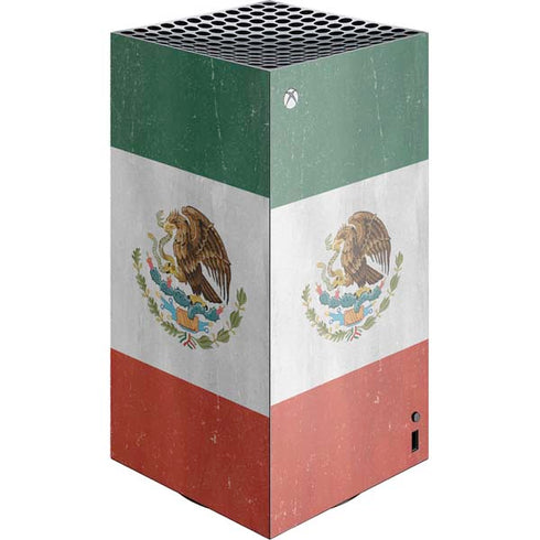 Mexico Flag Distressed Xbox Series X Skins