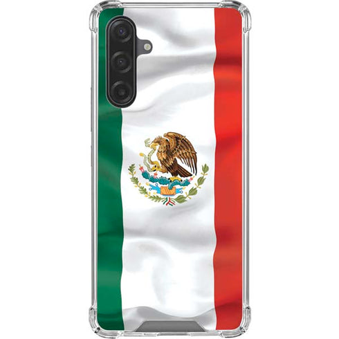 Mexico Flag Galaxy A17 Clear Case
