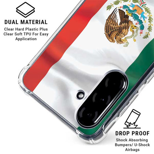Mexico Flag Galaxy A36 5G Clear Case