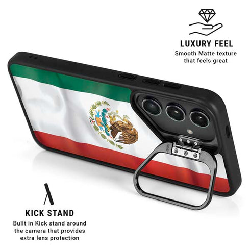Mexico Flag Galaxy S24 FE Kickstand Case