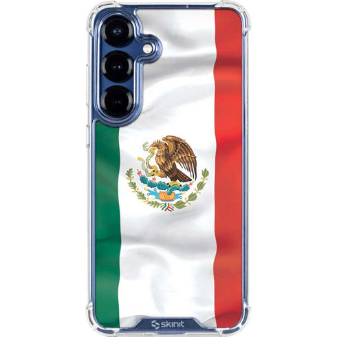Mexico Flag Galaxy S25 Clear Case