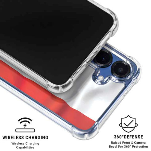 Mexico Flag Galaxy S25 Clear Case