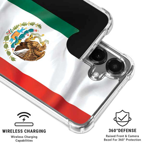 Mexico Flag Galaxy S26 Clear Case
