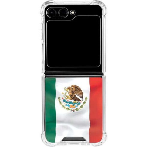 Mexico Flag Galaxy Z Flip6 Clear Case