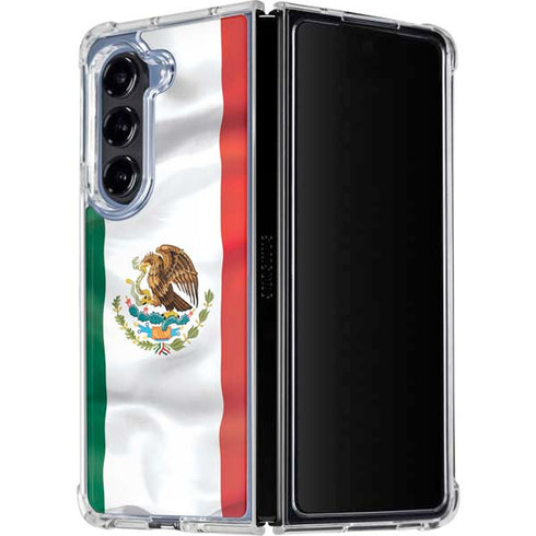 Mexico Flag Galaxy Z Fold5 5G Clear Case