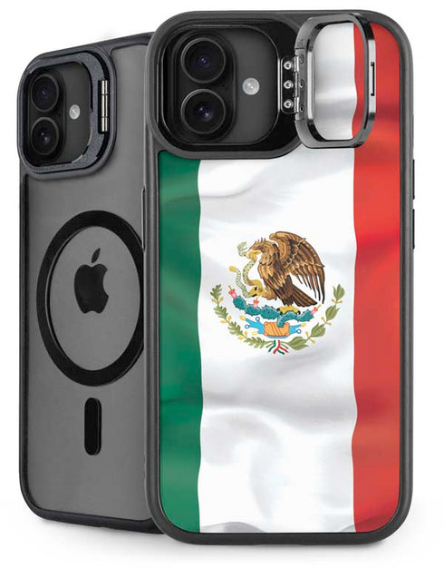 Mexico Flag iPhone 16 Kickstand Case