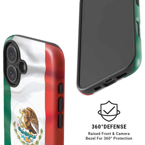 Mexico Flag iPhone 16 Magsafe Impact Case