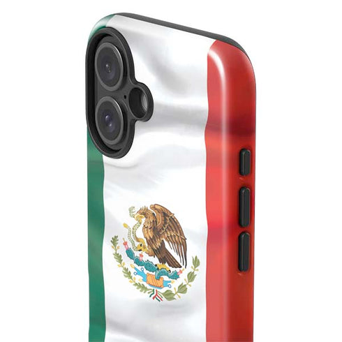Mexico Flag iPhone 16 Plus Impact Case