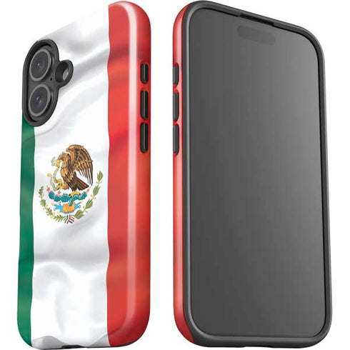 Mexico Flag iPhone 16 Plus Impact Case