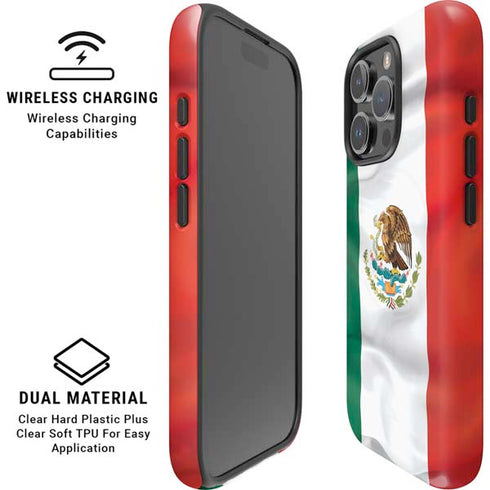 Mexico Flag iPhone 16 Pro Magsafe Impact Case