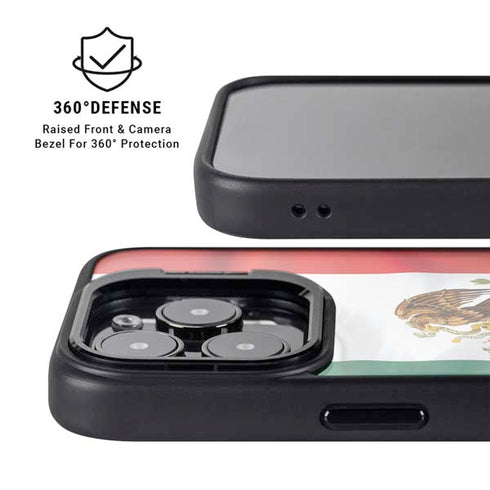 Mexico Flag iPhone 16 Pro Max Kickstand Case