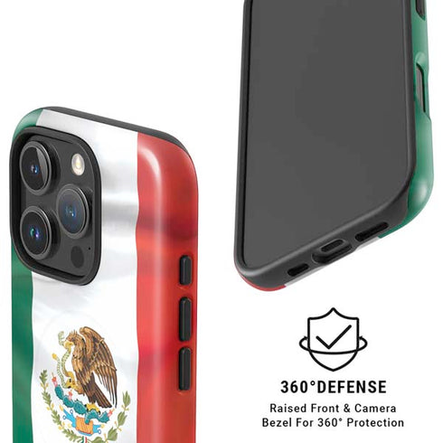 Mexico Flag iPhone 16 Pro Max Magsafe Impact Case