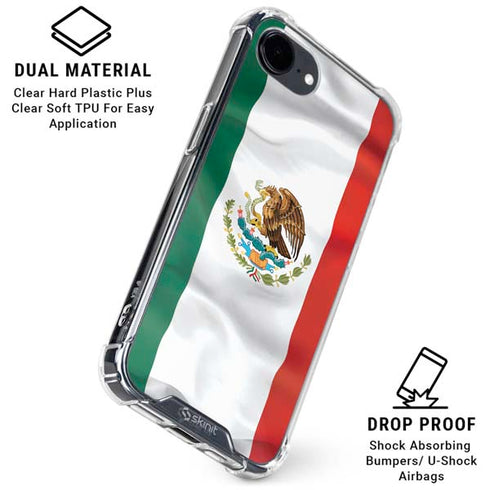 Mexico Flag iPhone 16e Clear Case