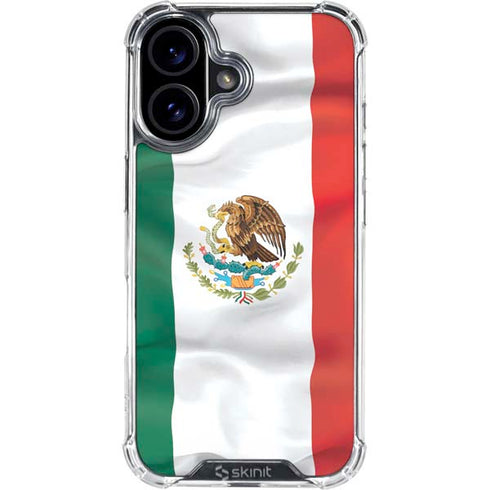 Mexico Flag iPhone 17 Clear Case