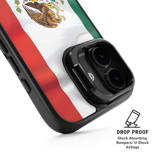 Mexico Flag iPhone 17 Kickstand Case