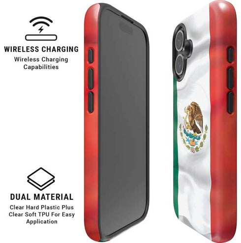 Mexico Flag iPhone 17 Magsafe Impact Case