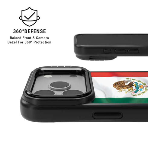 Mexico Flag iPhone 17 Pro Kickstand Case