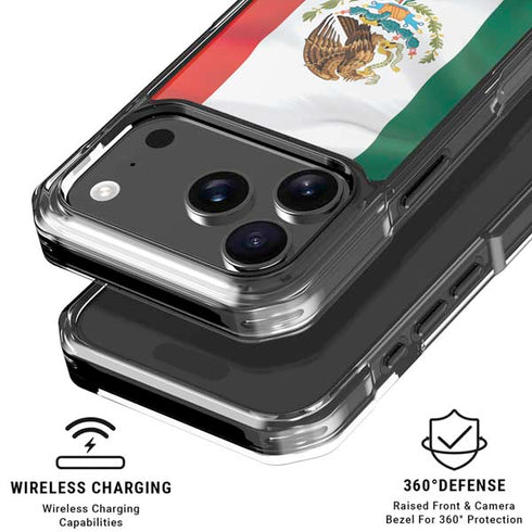 Mexico Flag iPhone 18 Pro Clear Case