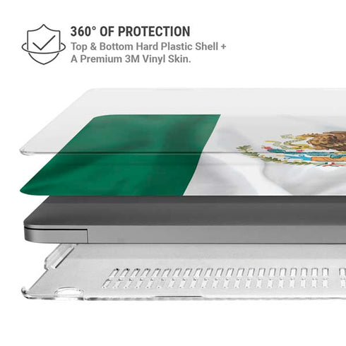 Mexico Flag MacBook Cases