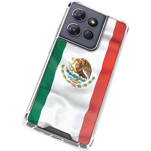 Mexico Flag Moto G 5G (2025) Clear Case