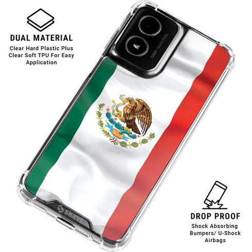 Mexico Flag Moto G Power 5G (2024) Clear Case