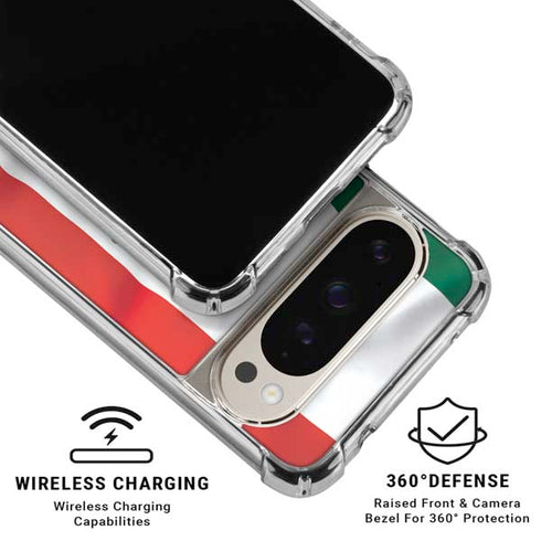 Mexico Flag Pixel 9 Pro XL Clear Case