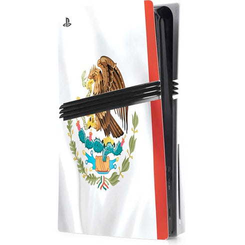 Mexico Flag PS5 Pro Disk Console Skin
