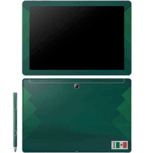 Mexico Soccer Flag Galaxy Book 12in Skin