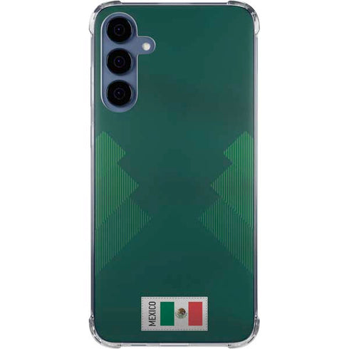 Mexico Soccer Flag Galaxy A35 5G Clear Case