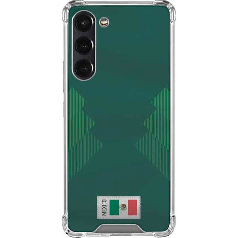 Mexico Soccer Flag Galaxy S24 FE Clear Case