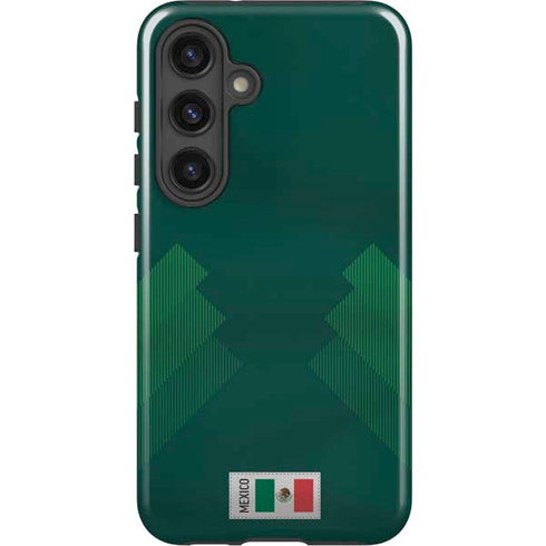 Mexico Soccer Flag Galaxy S25 Plus Impact Case