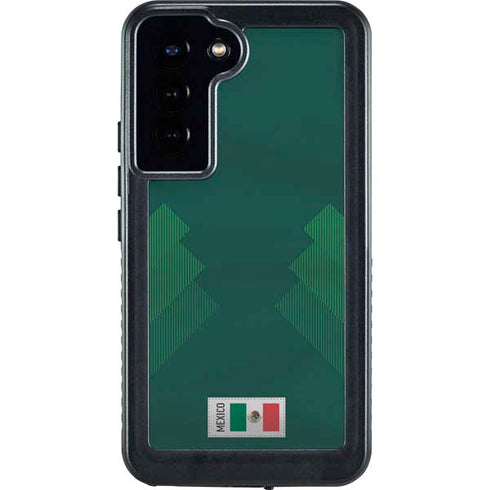 Mexico Soccer Flag Galaxy S24 Plus Waterproof Case