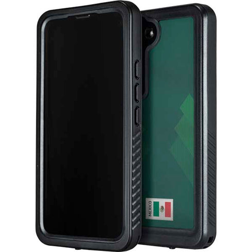 Mexico Soccer Flag Galaxy S24 Plus Waterproof Case