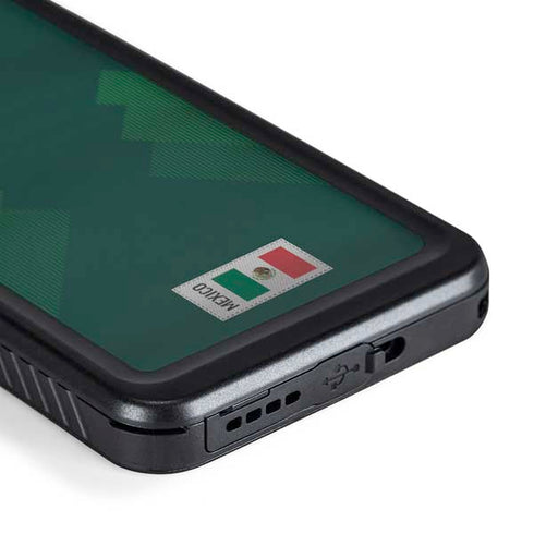 Mexico Soccer Flag Galaxy S24 Plus Waterproof Case
