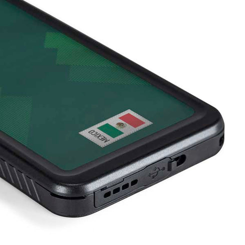 Mexico Soccer Flag Galaxy S24 Waterproof Case