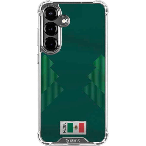 Mexico Soccer Flag Galaxy S26 Clear Case