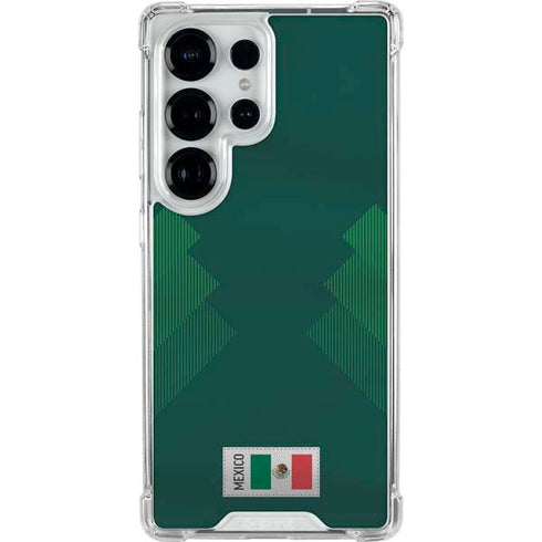 Mexico Soccer Flag Galaxy S26 Ultra Clear Case