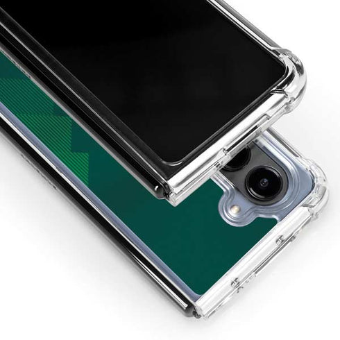 Mexico Soccer Flag Galaxy Z Fold5 5G Clear Case