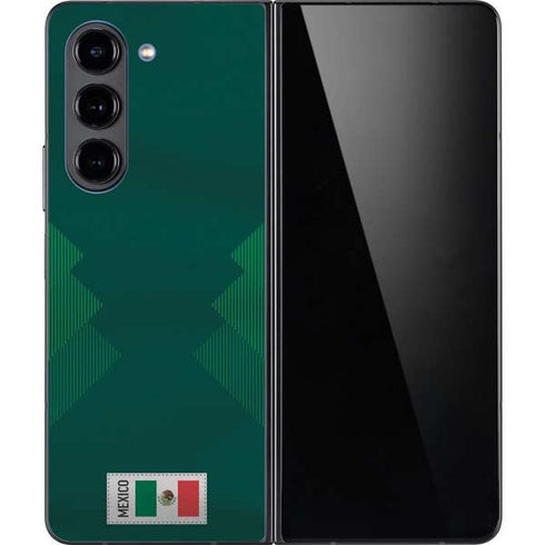 Mexico Soccer Flag Galaxy Z Fold5 5G Skin