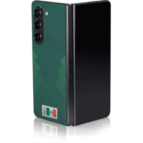 Mexico Soccer Flag Galaxy Z Fold5 5G Skin