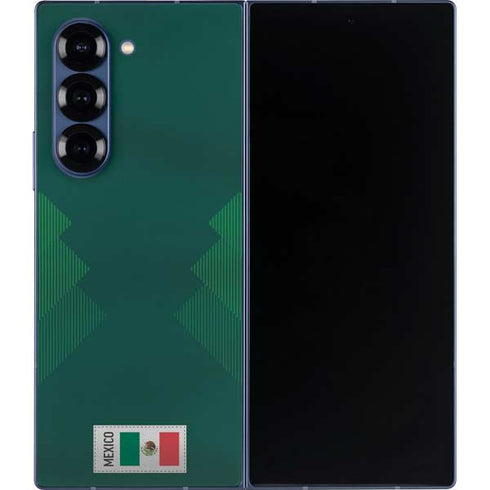 Mexico Soccer Flag Galaxy Z Fold6 Skin