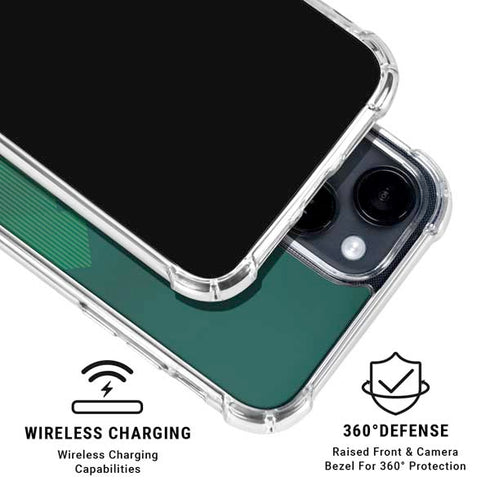 Mexico Soccer Flag iPhone 15 Clear Case