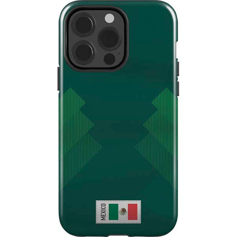 Mexico Soccer Flag iPhone 15 Pro Impact Case