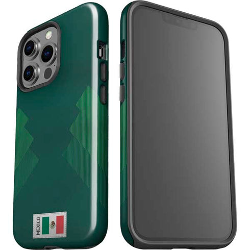 Mexico Soccer Flag iPhone 15 Pro Impact Case